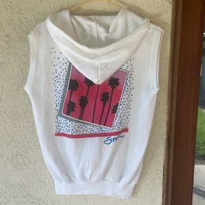 SUNDEK SLEEVELESS HOODIE